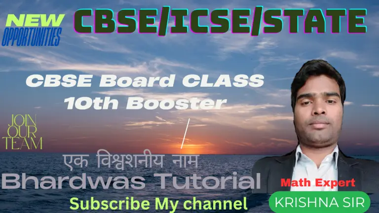 Class 10 Maths Booster for CBSE